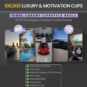 100,000 Luxury Clips Proven to Go Viral — Build, Monetize & Scale Faceless Brands